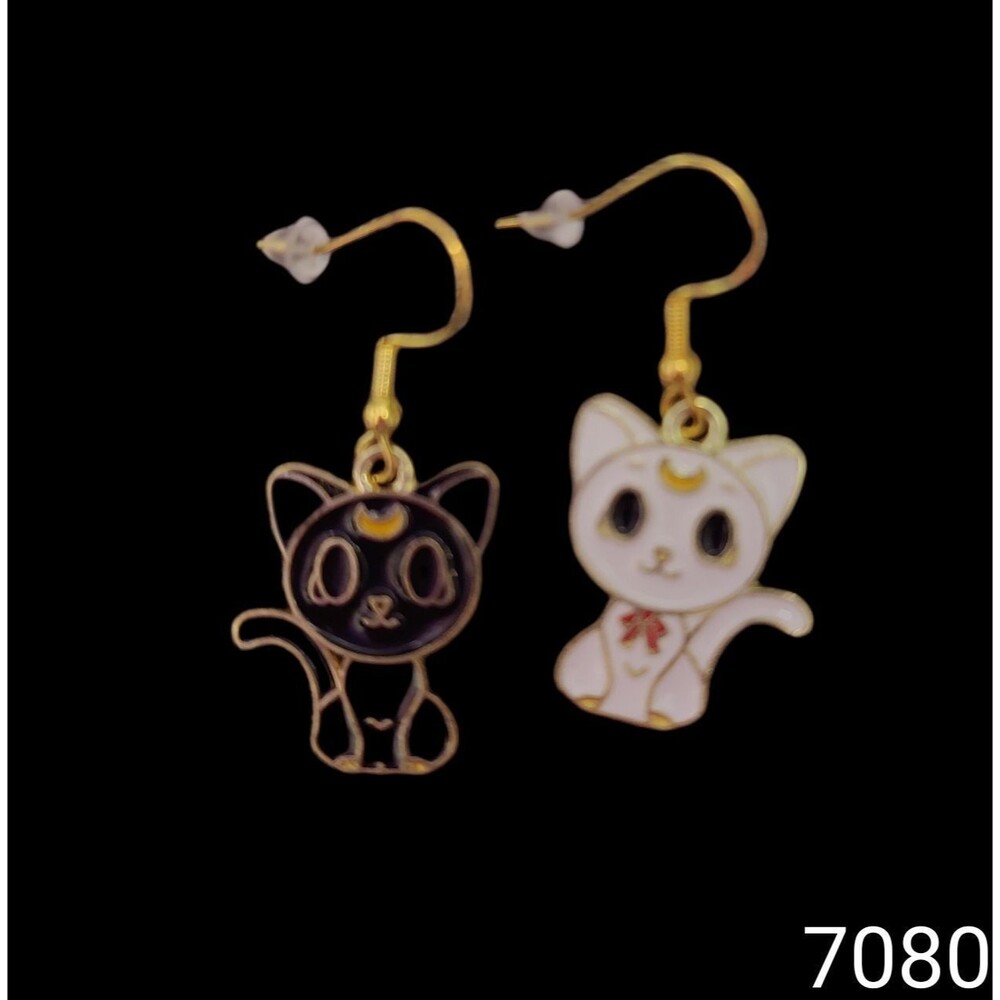 Sailormoon Luna & Artemis Earrings